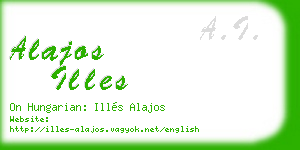 alajos illes business card